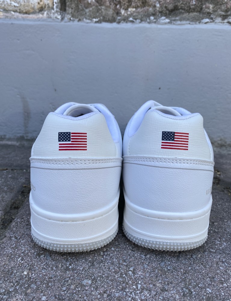 Us Grand Polo ανδρικά λευκά casual sneakers GPM524705W φωτογραφία